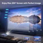Mini Projecteur 15000 Lumens 1080P Full HD screen