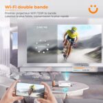 Vidéoprojecteur Transportable wifi doule